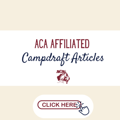 New ACA Affiliated Campdraft Articles Are Coming Soon!