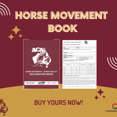 Our easy to understand Horse Movement + Health book, is the perfect way to ensure you are keeping track of your horses movement, with the addition of a horse health tracker!